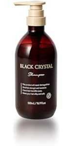 Amazon | BLACK CRYSTAL シャンプー ヘマチン 原液 & ケラチン 原液